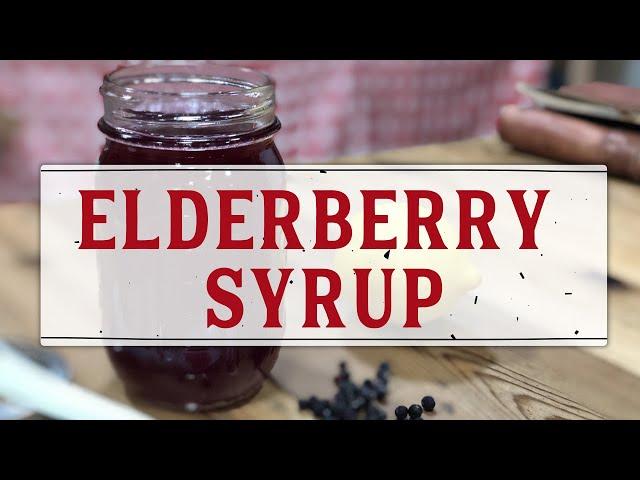 HOW TO MAKE HOMEMADE ELDERBERRY SYRUP - EASY STEP BY STEP TUTORIAL