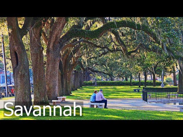 Savannah, USA - Pearl of the Southern States with historic charm and an enchanting historic district