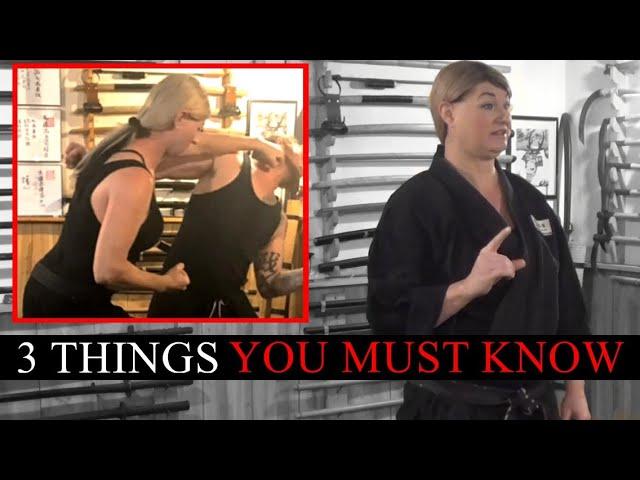 3 Things YOU MUST KNOW For SELF DEFENSE | Ninjutsu Martial Arts Training Techniques