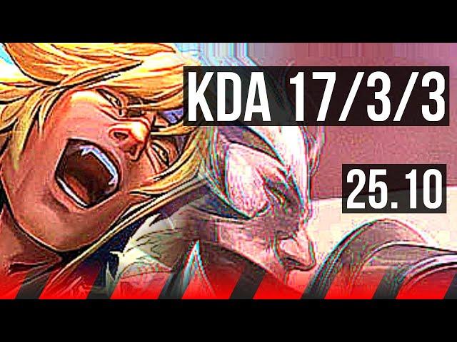 SETT vs DARIUS (TOP) | 9 solo kills, 17/3/3 | EUW Diamond | 25.10