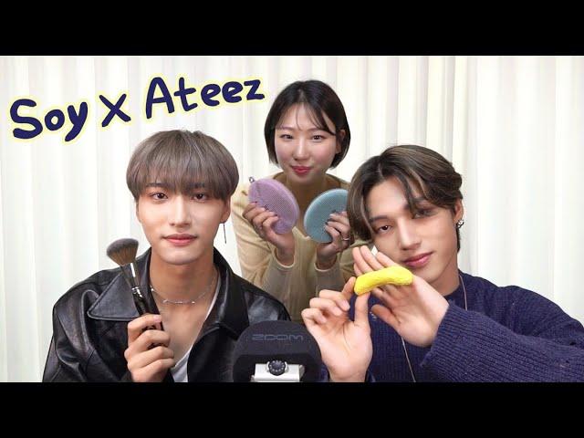 What if K-pop Idol learns ASMR? Soy X ATEEZ (Eng Sub)