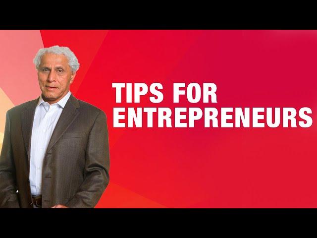 Dr. Romesh Wadhwani - My Journey and Tips For Entrepreneurs - Tips For Entrepreneurs