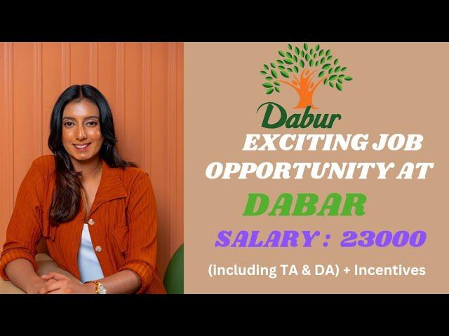 Latest jobs in kakinada | ExcitingJob Opportunity at Dabur India Ltd - Apply Now | #job #latestjobs