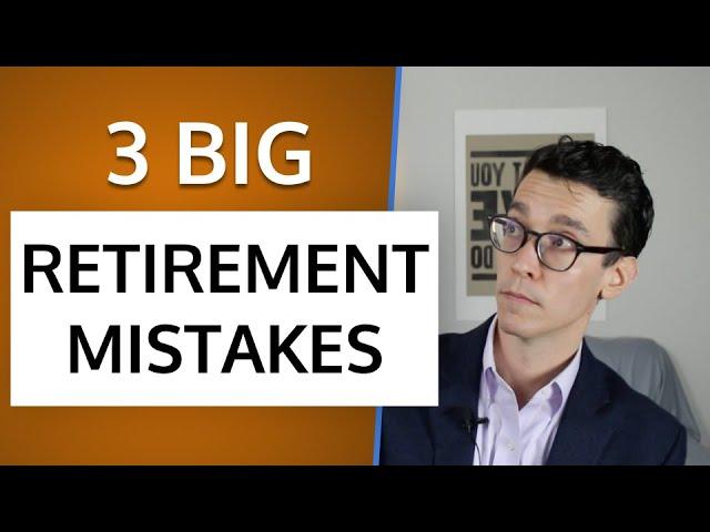 3 BIG Retirement Withdrawal Mistakes. And How To Avoid Them.