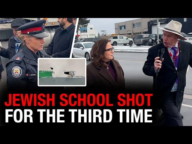 A Toronto Jewish girls' school was shot up for the THIRD time this year!