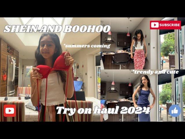 SHEIN AND BOOHOO TRY ON HAUL! | *holiday szn | *summer edition! ️