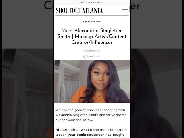 NEW MAGAZINE INTERVIEW OUT NOW!!!!!! #mua #makeuptutorial #makeuplover #makeuphacks #muaalexandria