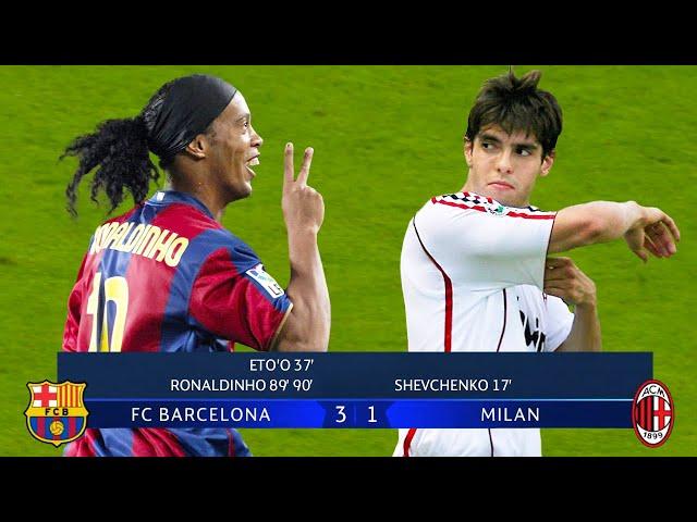 Kaká will never forget this humiliating performance by Ronaldinho