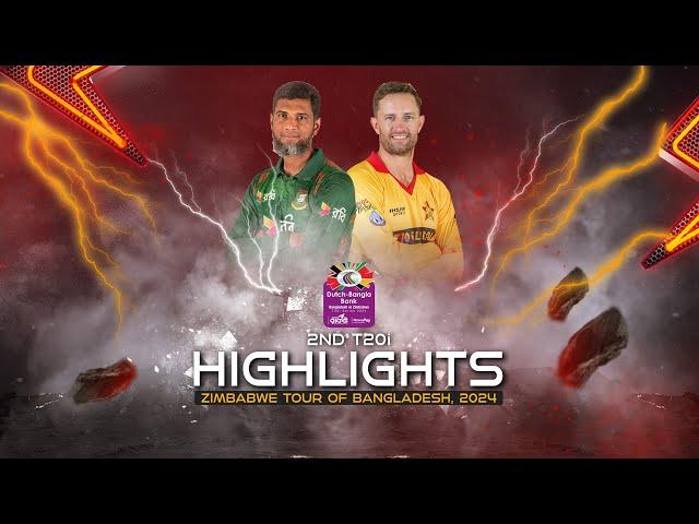 Bangladesh vs Zimbabwe Highlights || 2nd T20i || Zimbabwe tour of Bangladesh 2024