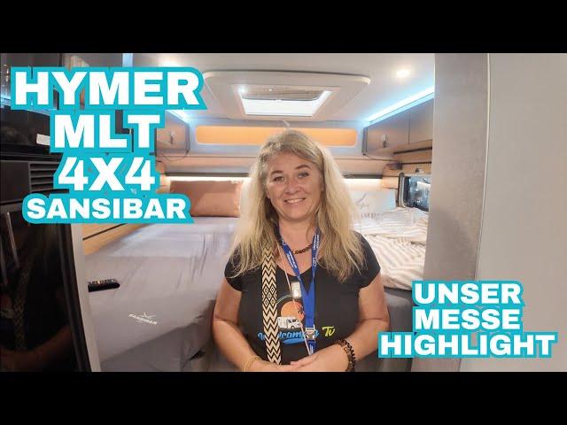 HYMER MLT 4x4 Sansibar  Unser Messe Highlight 2024  Kann der wirklich Offroad?