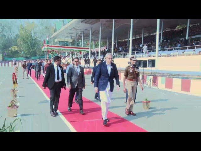 CM Omar Abdullah attends Police Commemoration day at Zewan Srinagar