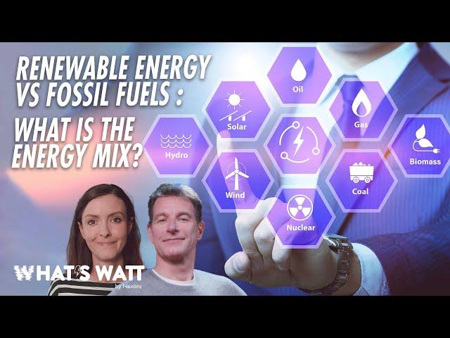 Renewable energy vs fossil fuels : what is the energy mix? feat. Vanessa #WhatsWatt #7