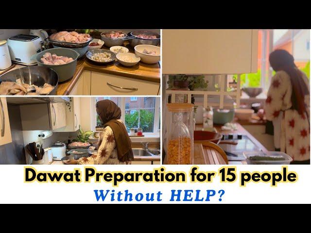 How I Plan & Prepare Dawat ALONE for 15 people? Easy Misti Doi| Does my Husband help?