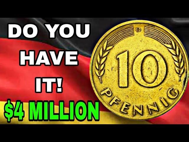 Top 5 most valuable Germany 10 pfennig worth million dollars! Coins worth money