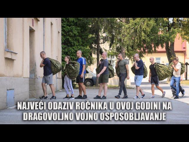 Najveći odaziv ročnika u ovoj godini na Dragovoljno vojno osposobljavanje