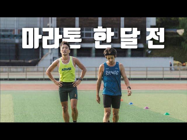 마라톤 한 달 전, 꼭 해야 할 훈련 (feat. 스톤)