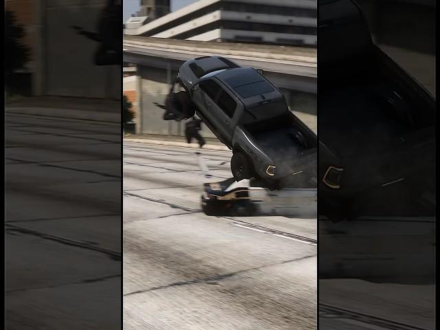 Brutal Ram TRX LAUNCH COPS IN THE AIR THEM TAKES OFF!!!