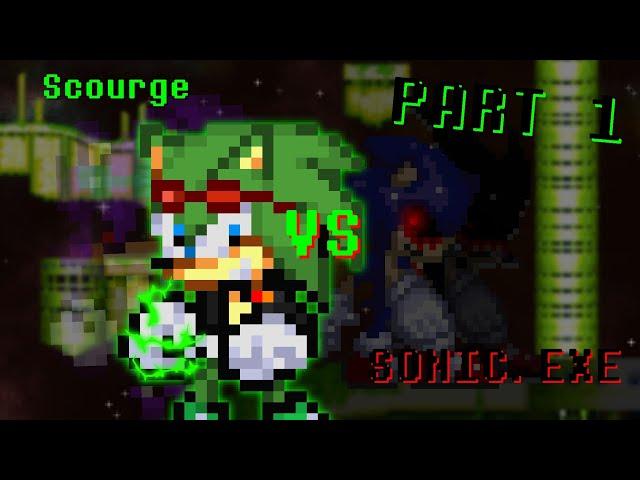 Scourge VS Sonic.EXE (Sprite Animation) Part 1