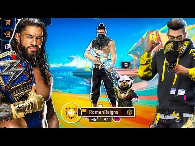 WWE in Free Fire  ROMAN REIGNS & SATVIK vs BodyBuilder Youtuber Full Match