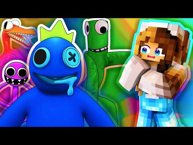 РАДУЖНЫЕ ДРУЗЬЯ в ROBLOX! ПЫТАЮТСЯ ПОХИТИТЬ БАФФИ и МАЛЫША  Rainbow friends в РОБЛОКС