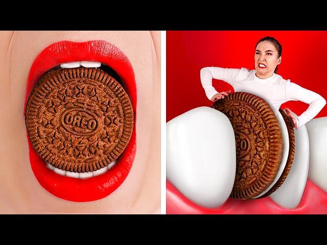 إذا كان الطعام هو الناس  حيل طبخ ذكية وأفكار للطعام من 123 GO! CHALLENGE