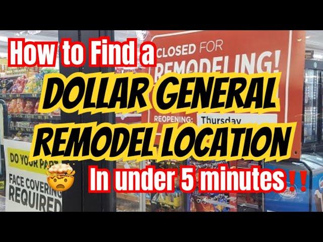 How to Find a Dollar General Remodel Location in Under 5 Minutes‼️#pennyshopping #dollargeneral