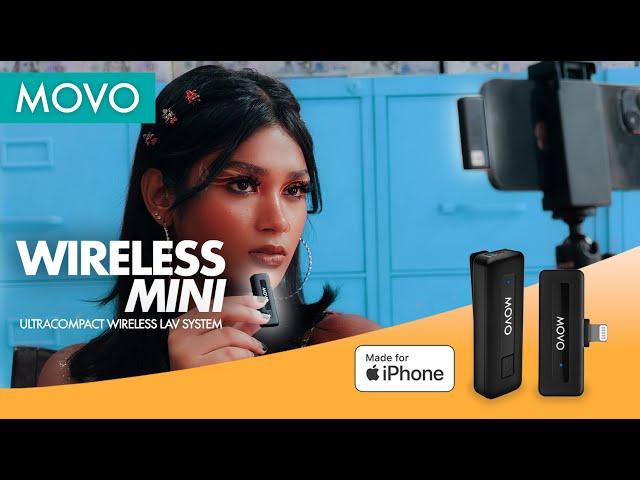 Movo Wireless Mini: the ULTIMATE ULTRACOMPACT WIRELESS MICROPHONE for iPhone