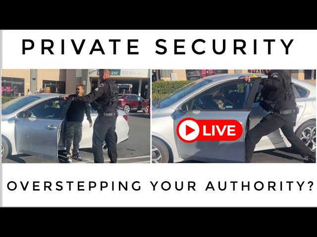 Private Security - Overstepping Your Authority? - Training Video #securityguard