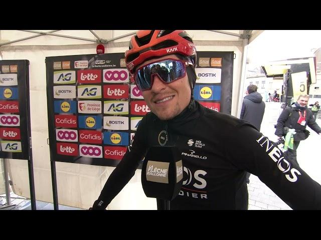 Thomas Pidcock - Interview at the start - La Flèche Wallonne 2024