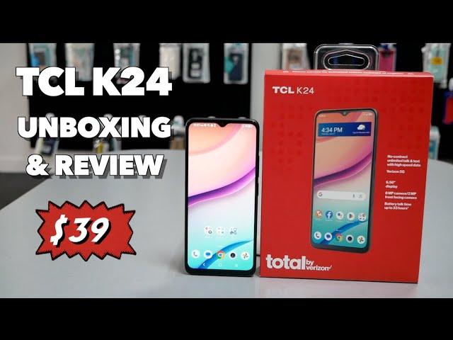 TCL K24  Unboxing & Review For Straight talk, Total Wireless, Simple mobile, Tracfone