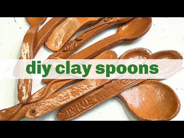 How to make simple ceramic spoons