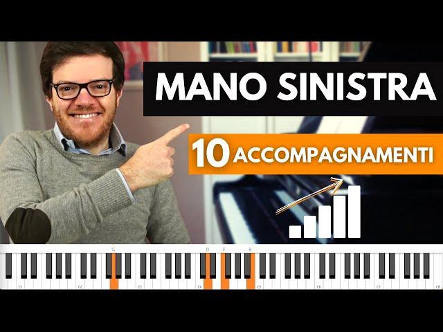 10 Tecniche di Accompagnamento al Pianoforte per la Mano sinistra