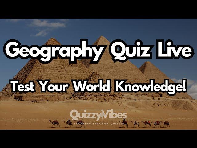 QuizzyVibes Geography Quiz Live 