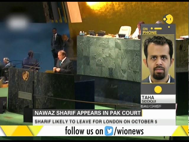 Former Pakistani PM Nawaz Sharif reaches court for indictment proceedings