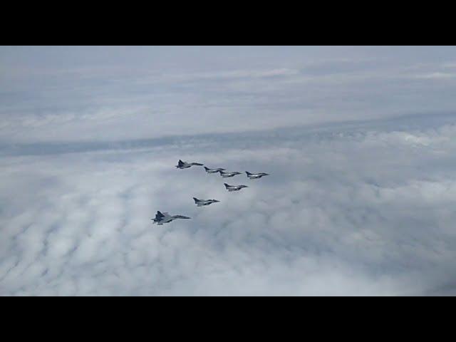 Rafale first batch arrival in India and touchdown at Ambala; clean video