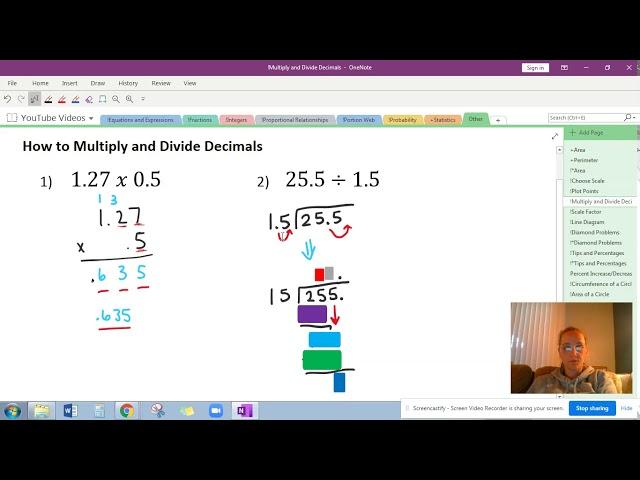 How to multiply and divide decimals