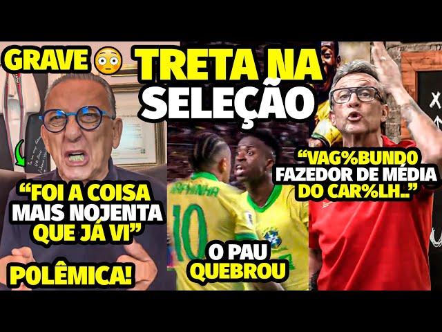 GALVÃ0 BUENO DETONA ATITUDE N0JENTA APÓS P0LÊMICA AGRESSlVA COM VINI JR NO VEXAME DA SELEÇÃO E NET0