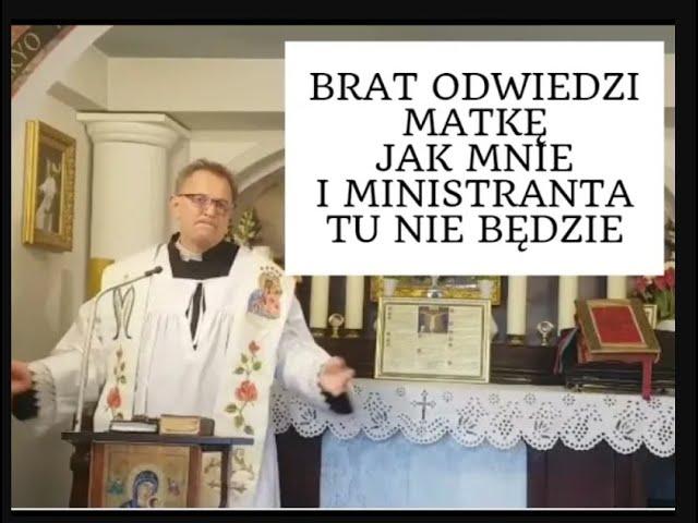 METODY KGB MINISTRANTA NIKT Z MOJEJ RODZINY TU NIE PRZYJEŻDŻA WOŹNICKI DO WIERNYCH MSZA W BARANOWIE