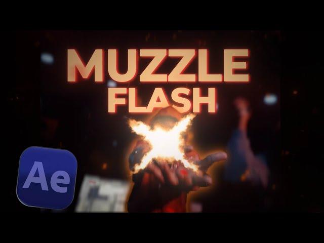 EASILY create MUZZLE FLASH effect in After Effects