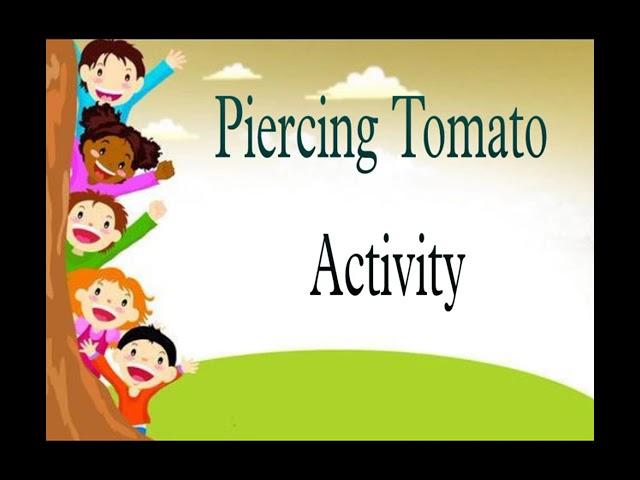 Piercing Tomato Activity!!