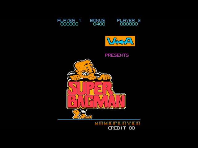 Super Bagman 1984 Valadon Automation Mame Retro Arcade Games