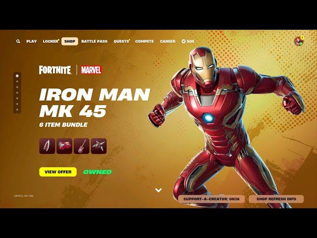 NEW FORTNITE *IRON MAN* UPDATE!