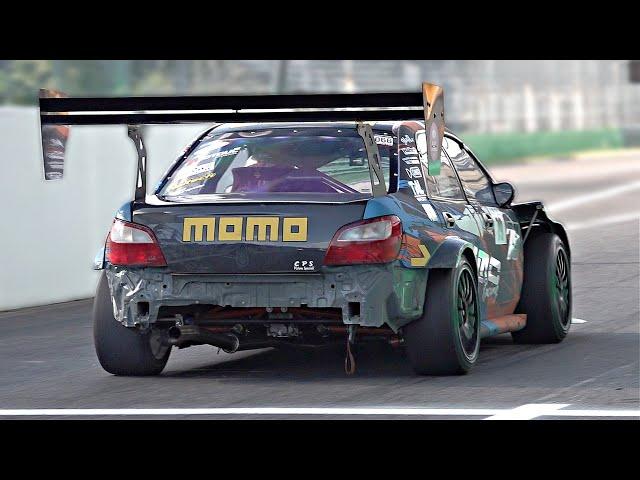 Twin Turbo EJ25 Subaru Impreza STi Time Attack Project Car by GMC-Racing | OnBoard @ Monza racetrack