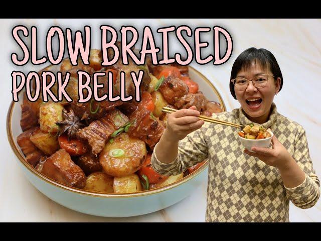 Homemade Slow Braised Pork Belly with Fermented Red Beancurd