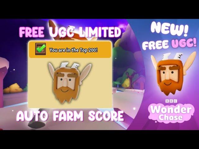 ⭐New UGC Wonder Chase Script Hack • Auto Farm Score [Faun Head]