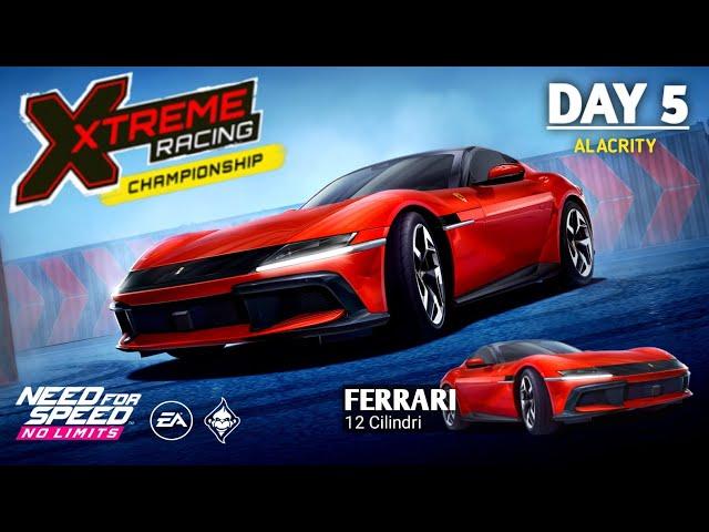 NFS: No Limits DAY 5 - Ferrari 12 Cilindri ( Xtreme Racing Championship - Alacrity ) NFSWINDER