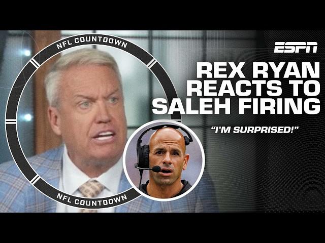 Rex Ryan’s STRONG REACTION to the Jets’ firing of Robert Saleh  | NFL Live