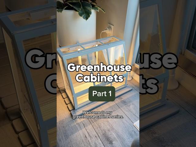 IKEA Greenhouse Cabinet for Houseplants! Part 1 #ikeagreenhousecabinet #diygreenhouse #houseplants