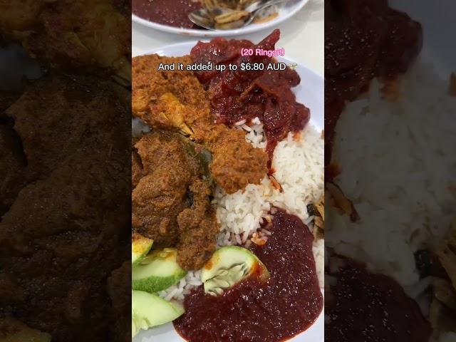 My first time trying Nasi Lemak ️‍