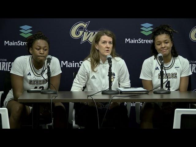 GW WBB vs. Coppin St. (12/10/24) - Post Game Press Conference